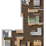 Perla Garden, Stylish Appartement *