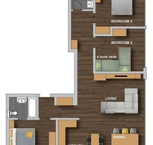 Perla Garden, Stylish Appartamento *